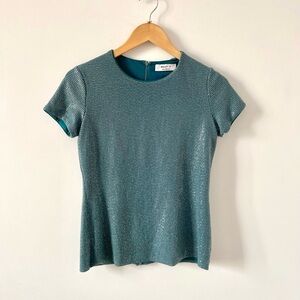 Bailey 44 Women's Turquoise Tee Short Sleeve With Sequins - size S